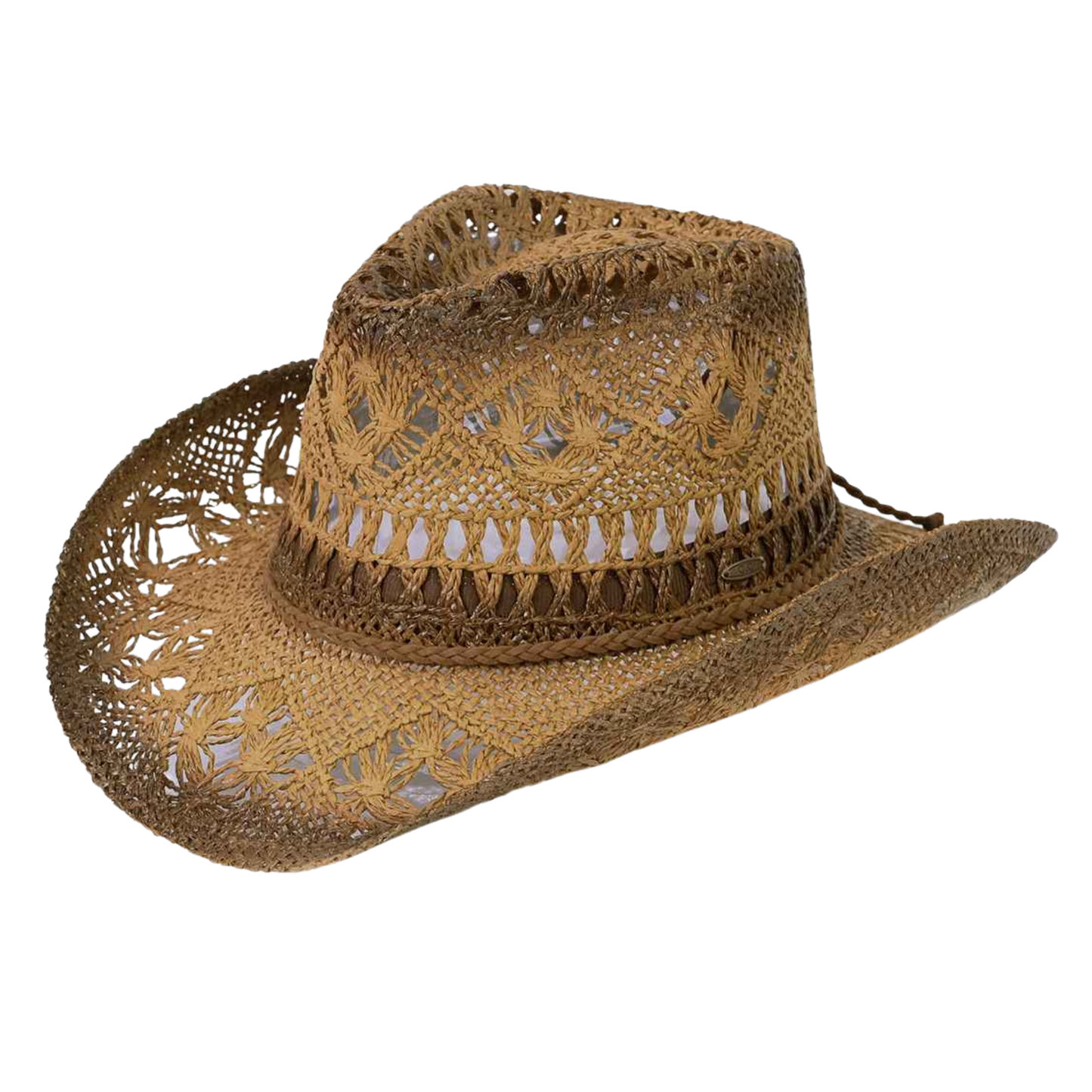 Cowgirl Hat Straw Brown