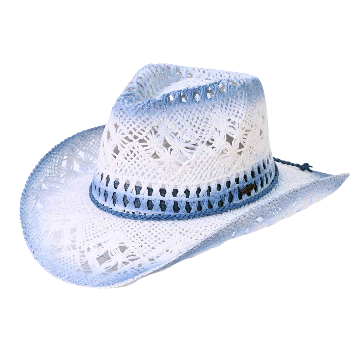 Blue Weave Cowgirl Hat