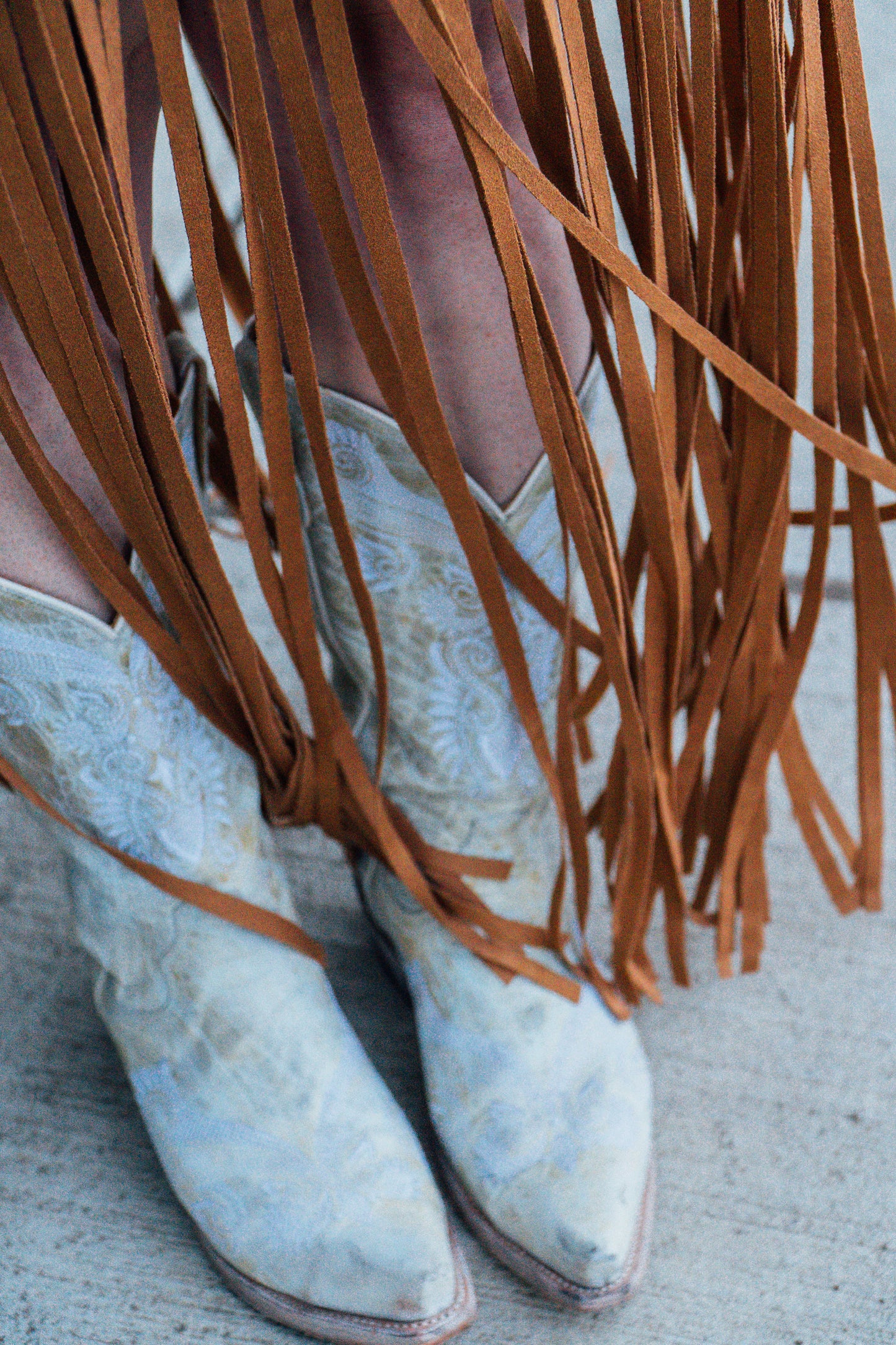 Fringe Maxi Skirt