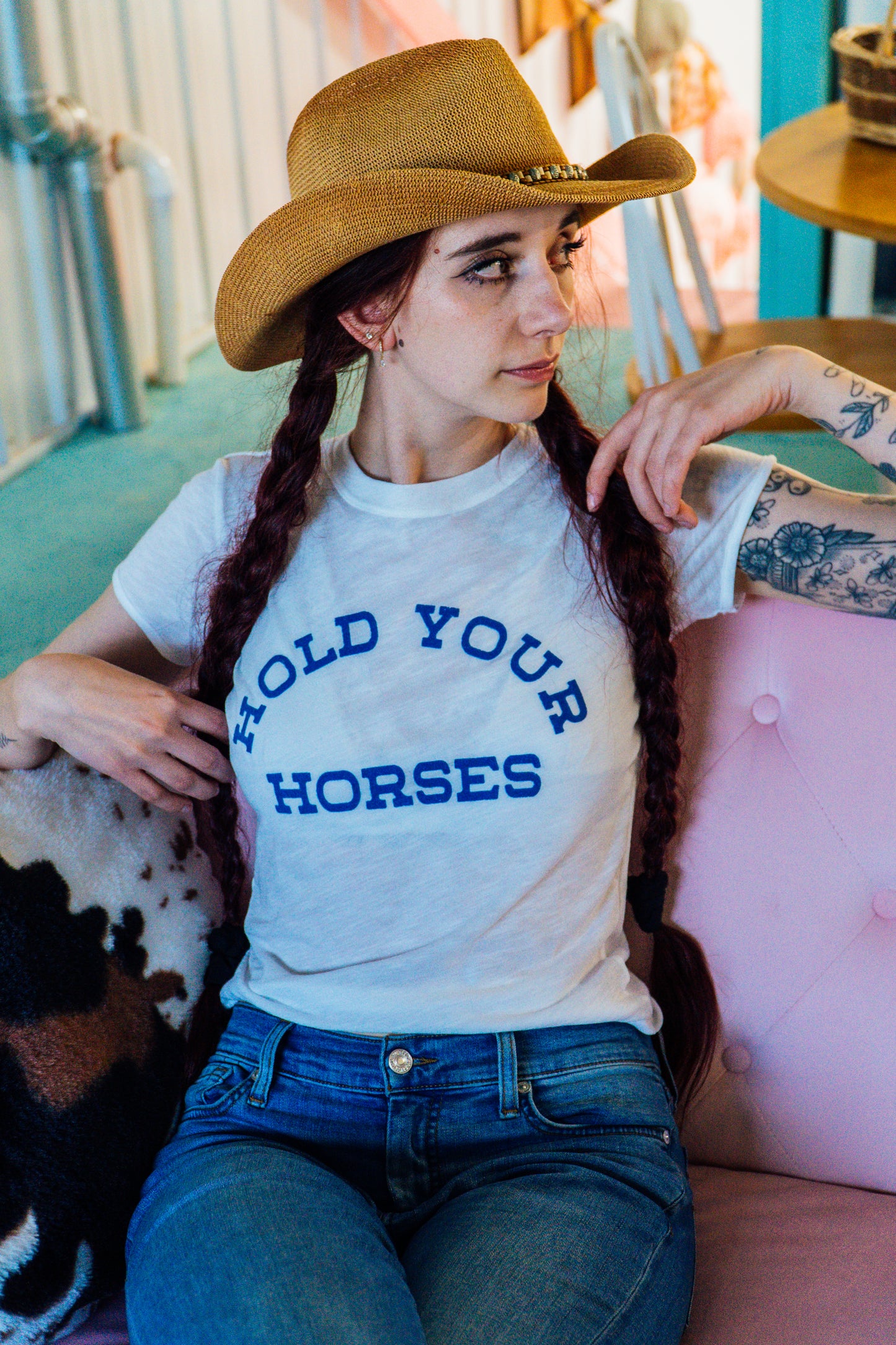 Hold Your Horses Baby Tee