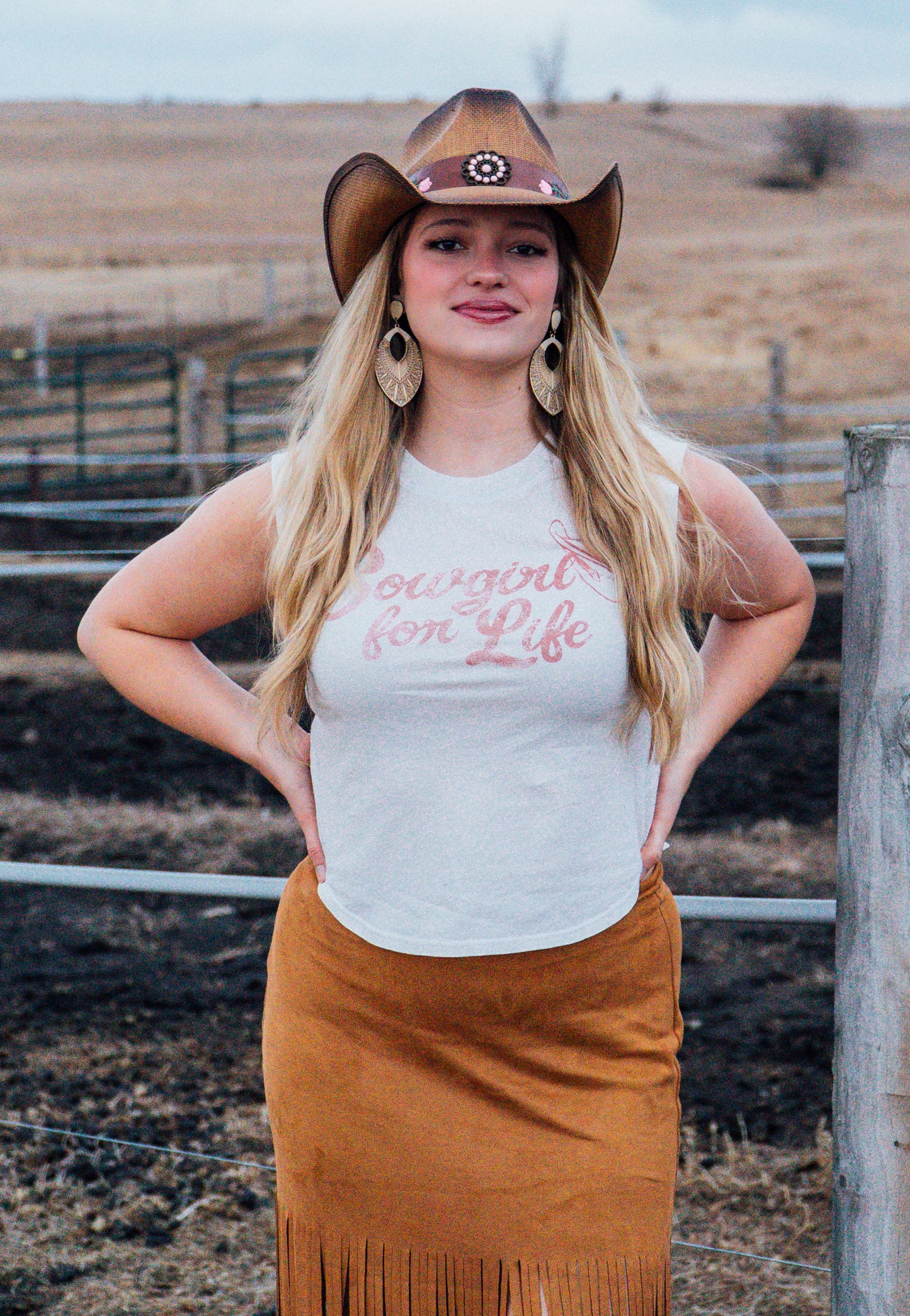 Cowgirl For Life Muscle Tank