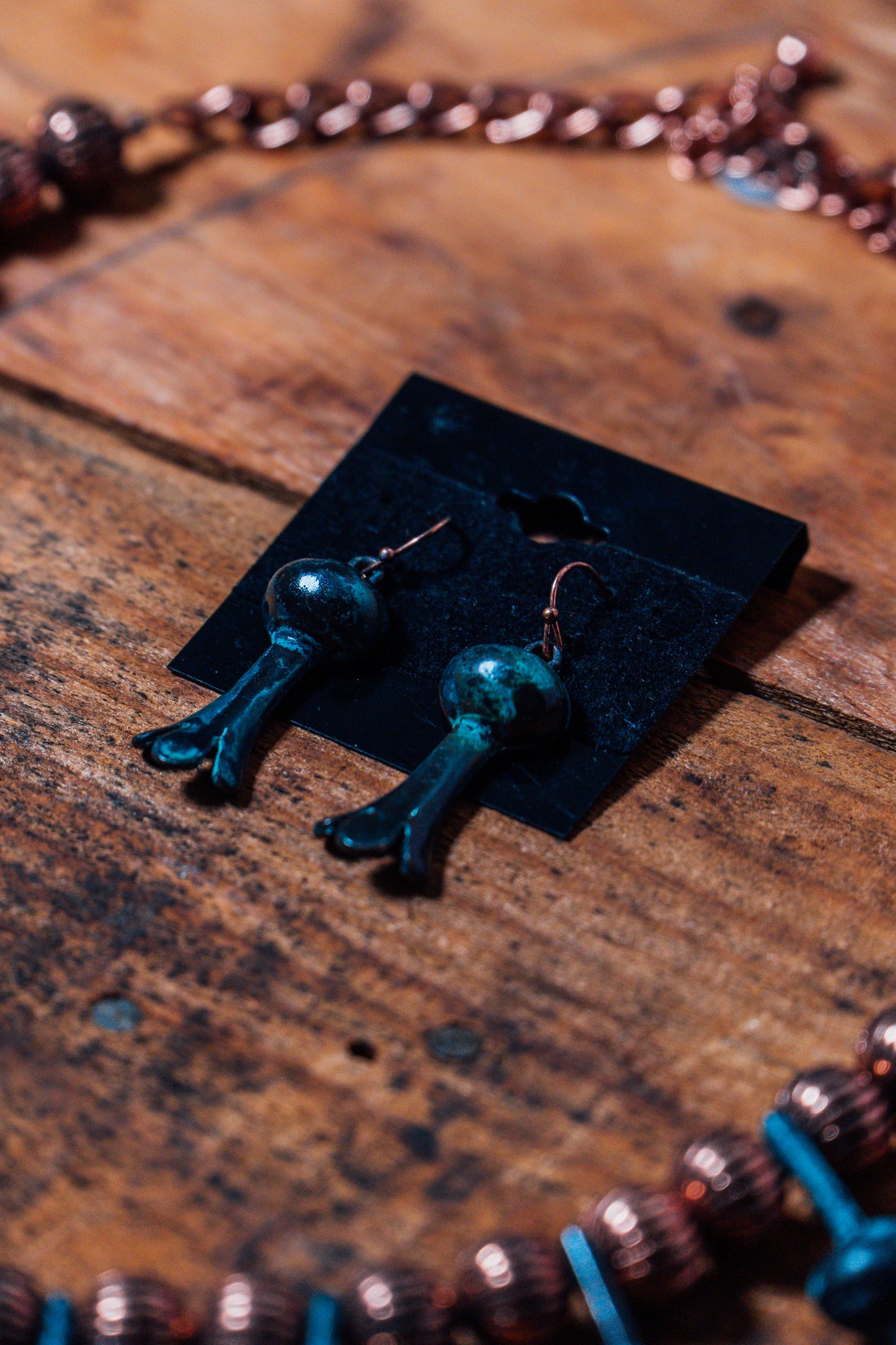 Antiqued Squash Blossom Necklace
