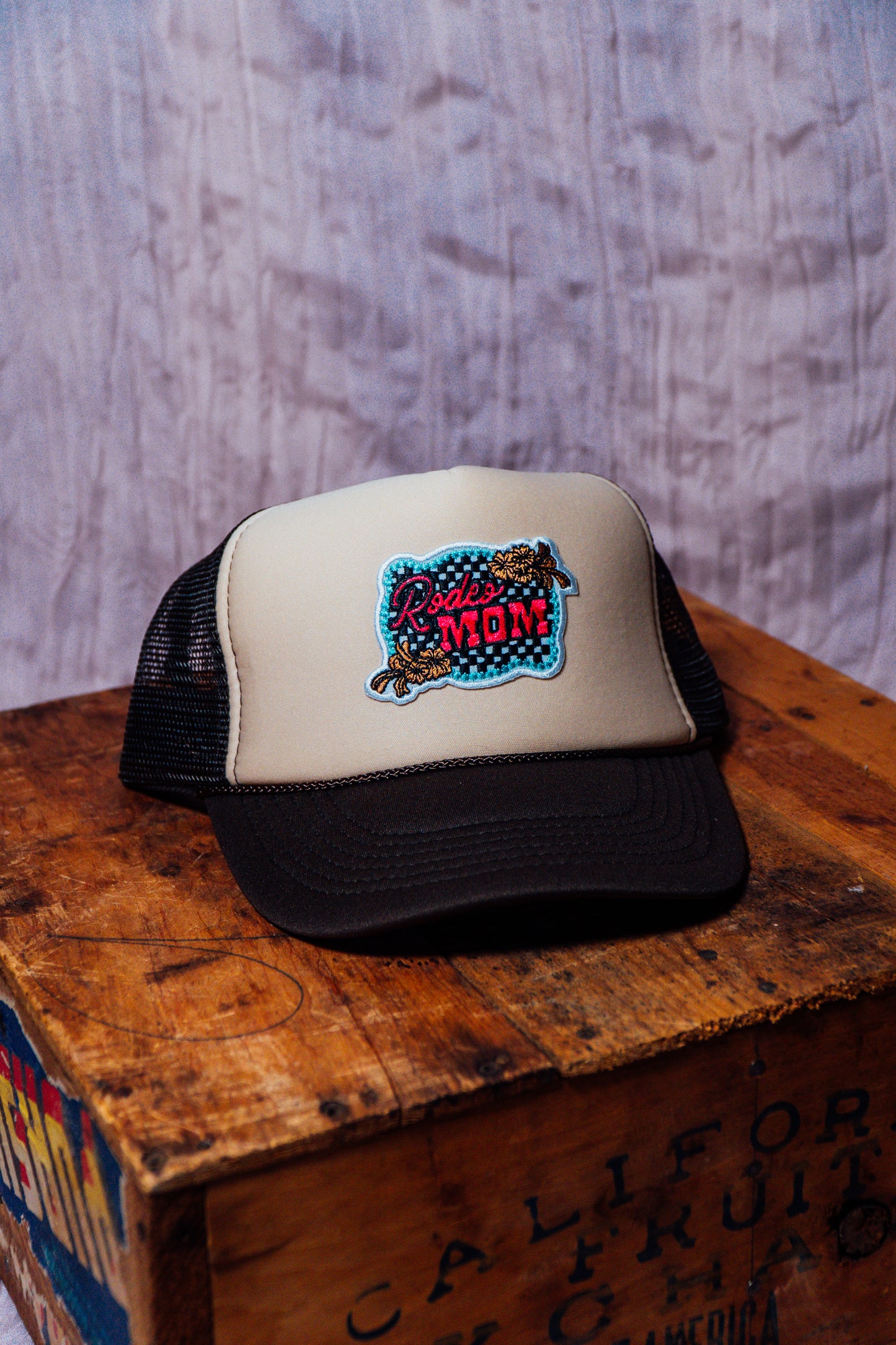 Brown Rodeo Mom Trucker Hat