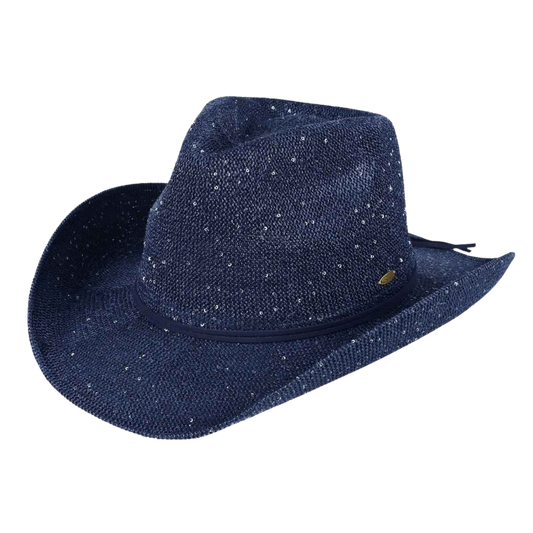 Dark Navy Sequin Cowgirl
