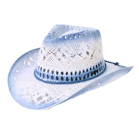 Blue Weave Cowgirl Hat