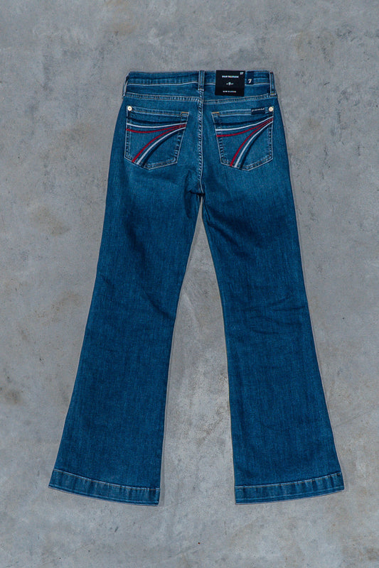 7 Jeans DOJO Red White & Blue