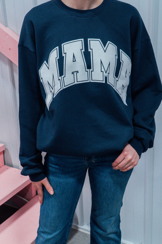 Flocked Mama Sweatshirt