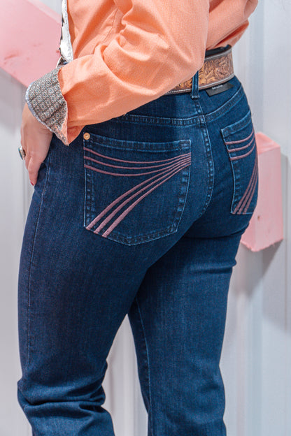 Pink Pocket Dojo 7 Jeans