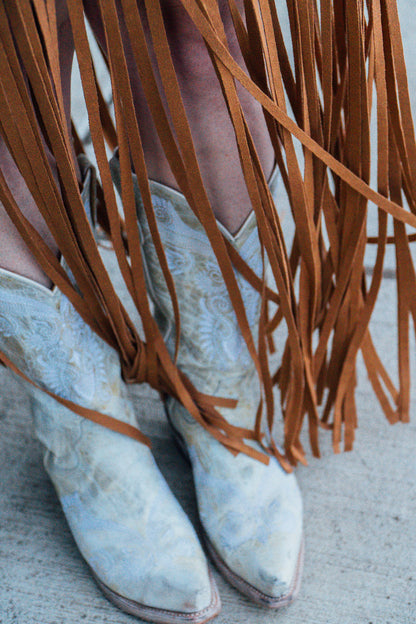 Fringe Maxi Skirt