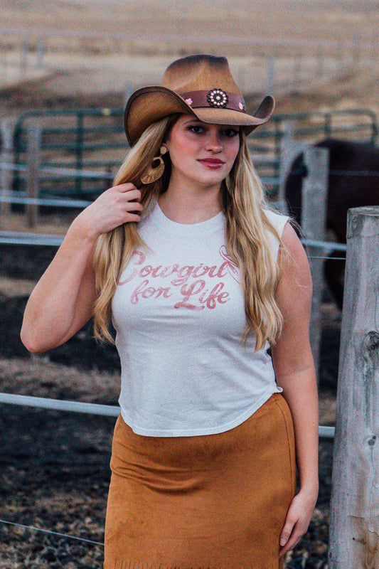 Cowgirl For Life Muscle Tank