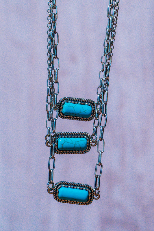 Layered Turquoise Necklace