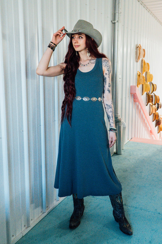 Yuma Scoop Neck Rib Tank Dress