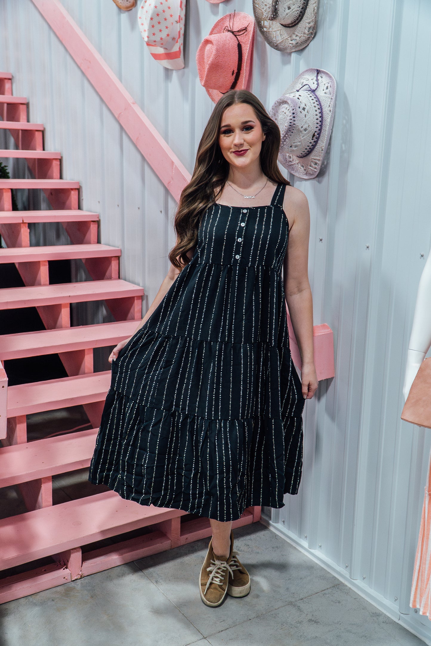 Striped Tier Dress