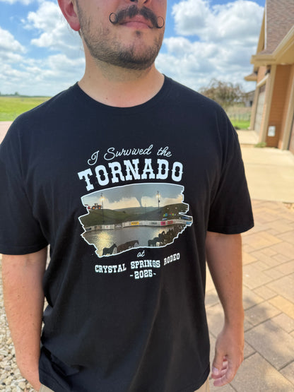 I Survived the Tornado at Crystal Springs Rodeo 2025 T-Shirt