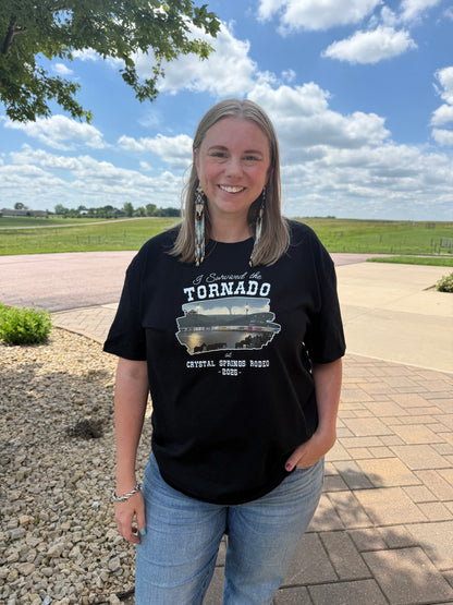 I Survived the Tornado at Crystal Springs Rodeo 2025 T-Shirt