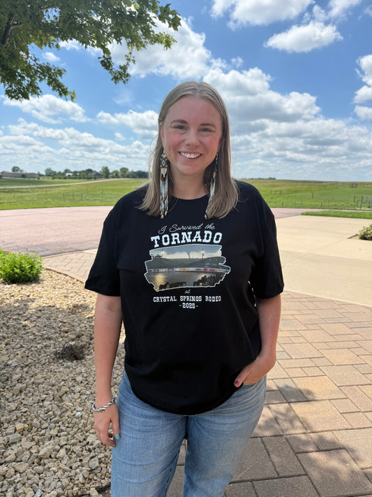 I Survived the Tornado at Crystal Springs Rodeo 2025 T-Shirt