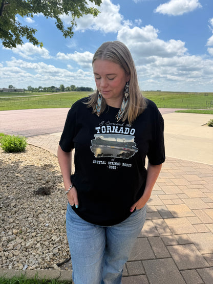 I Survived the Tornado at Crystal Springs Rodeo 2025 T-Shirt